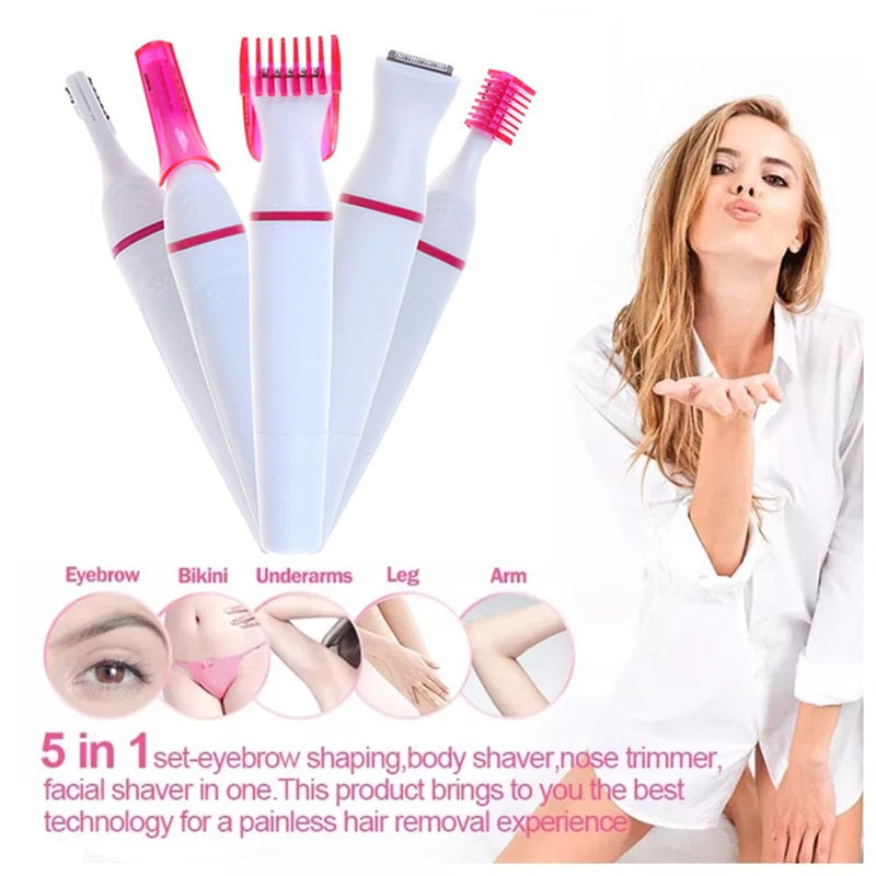 Multifunction Hair Removal Combo 5 In 1