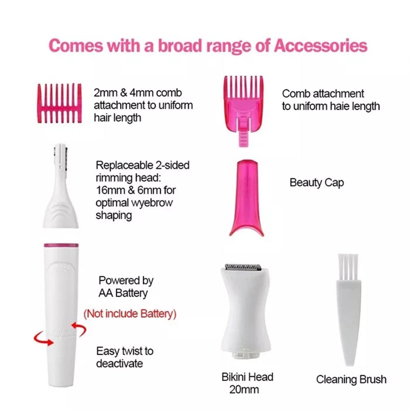 Multifunction Hair Removal Combo 5 In 1