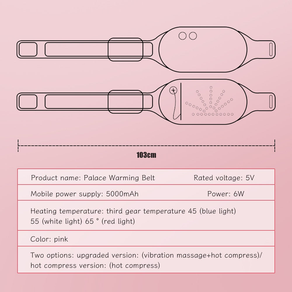Menstrual Heating Massage Belt