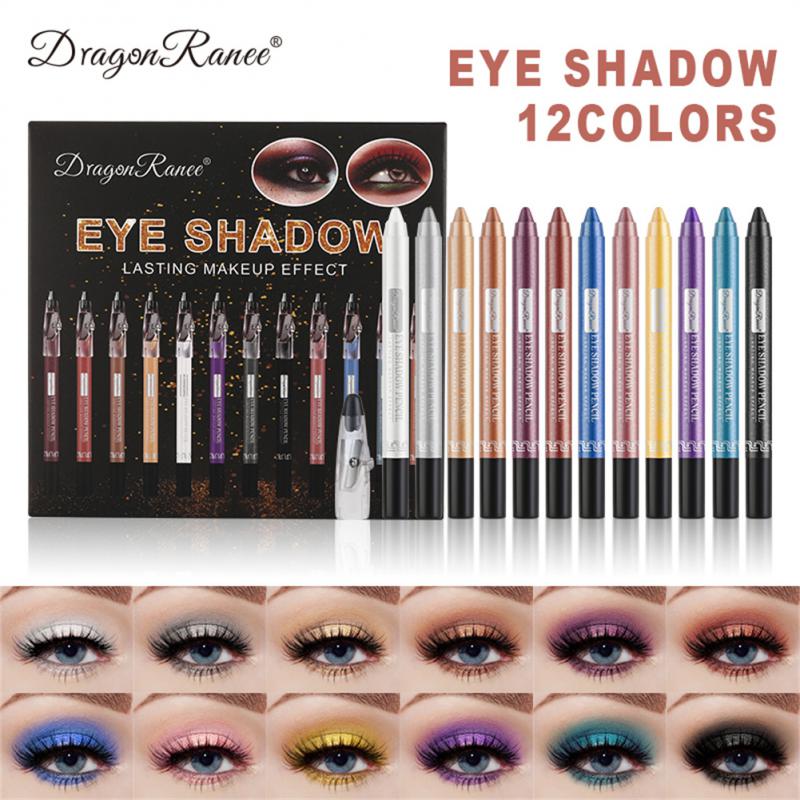 Eyeshadow Pencil Set - 12 Colors