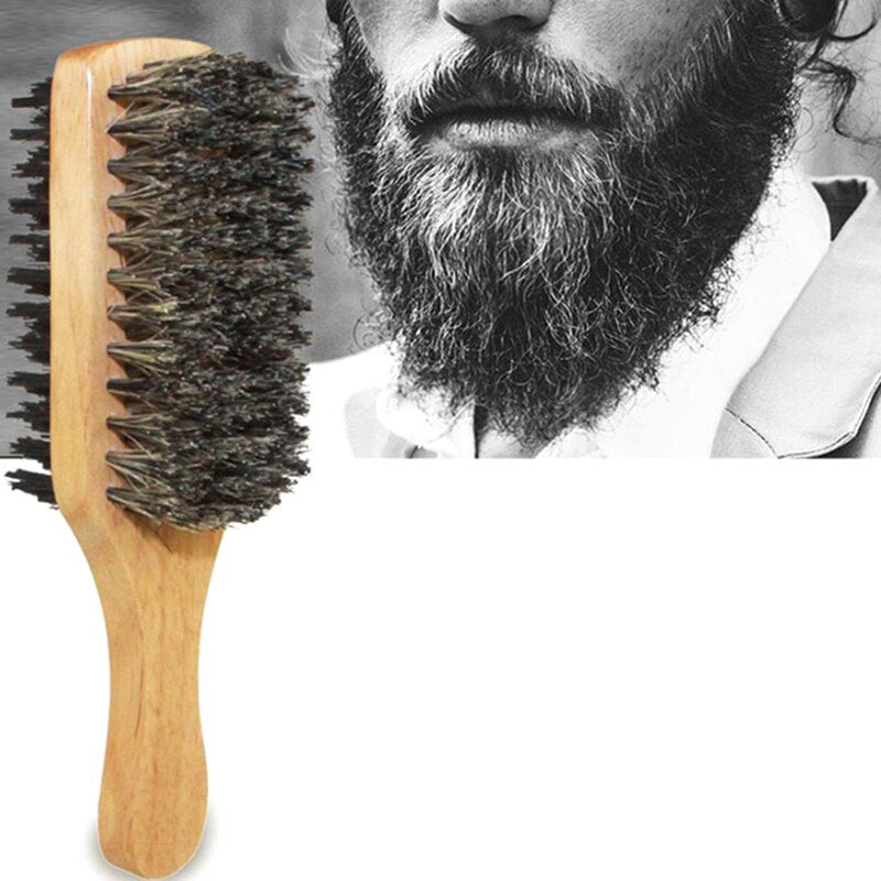 Boar Bristle Beard Brush-For Men