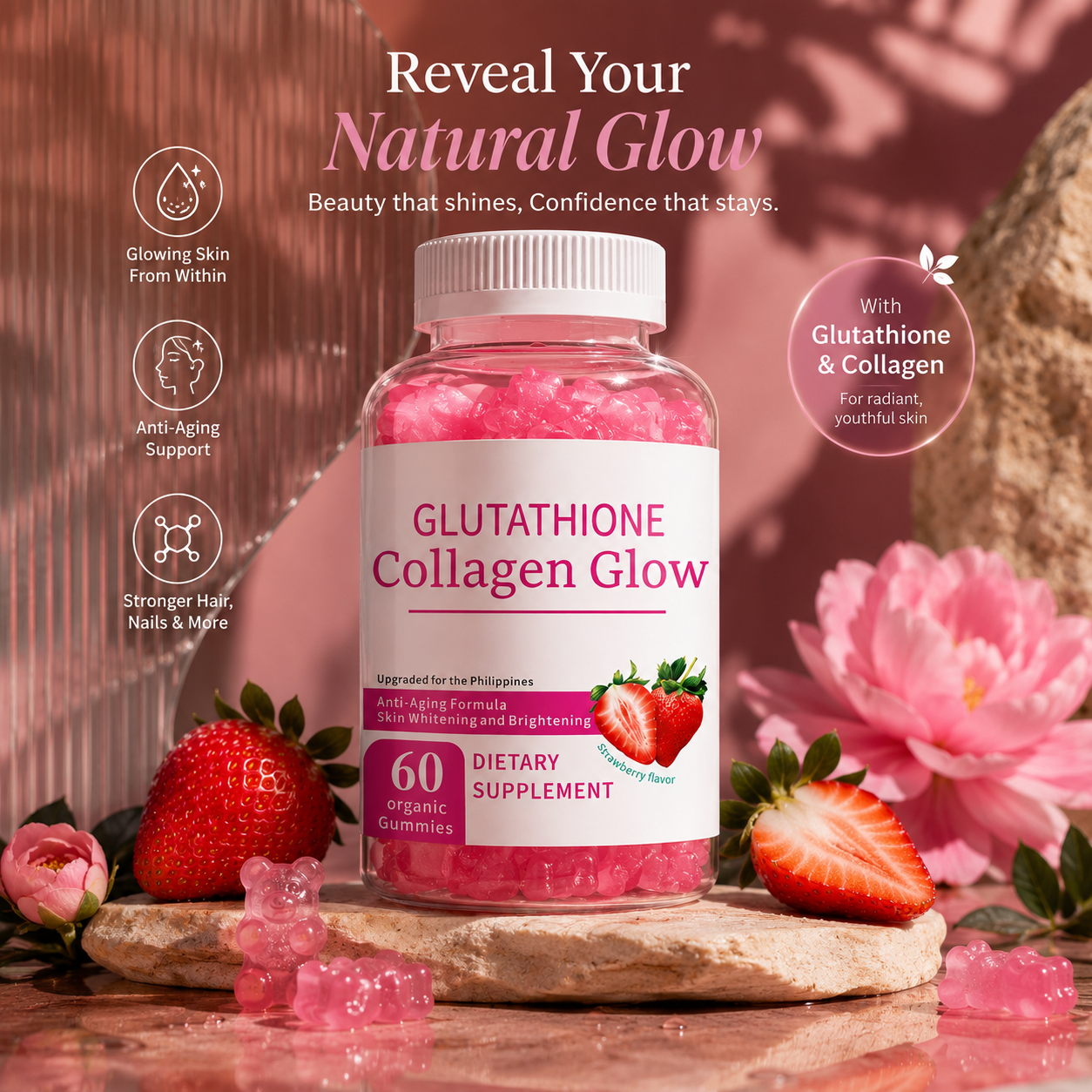 Glutathione Collagen Soft Candy Collagen Gummies
