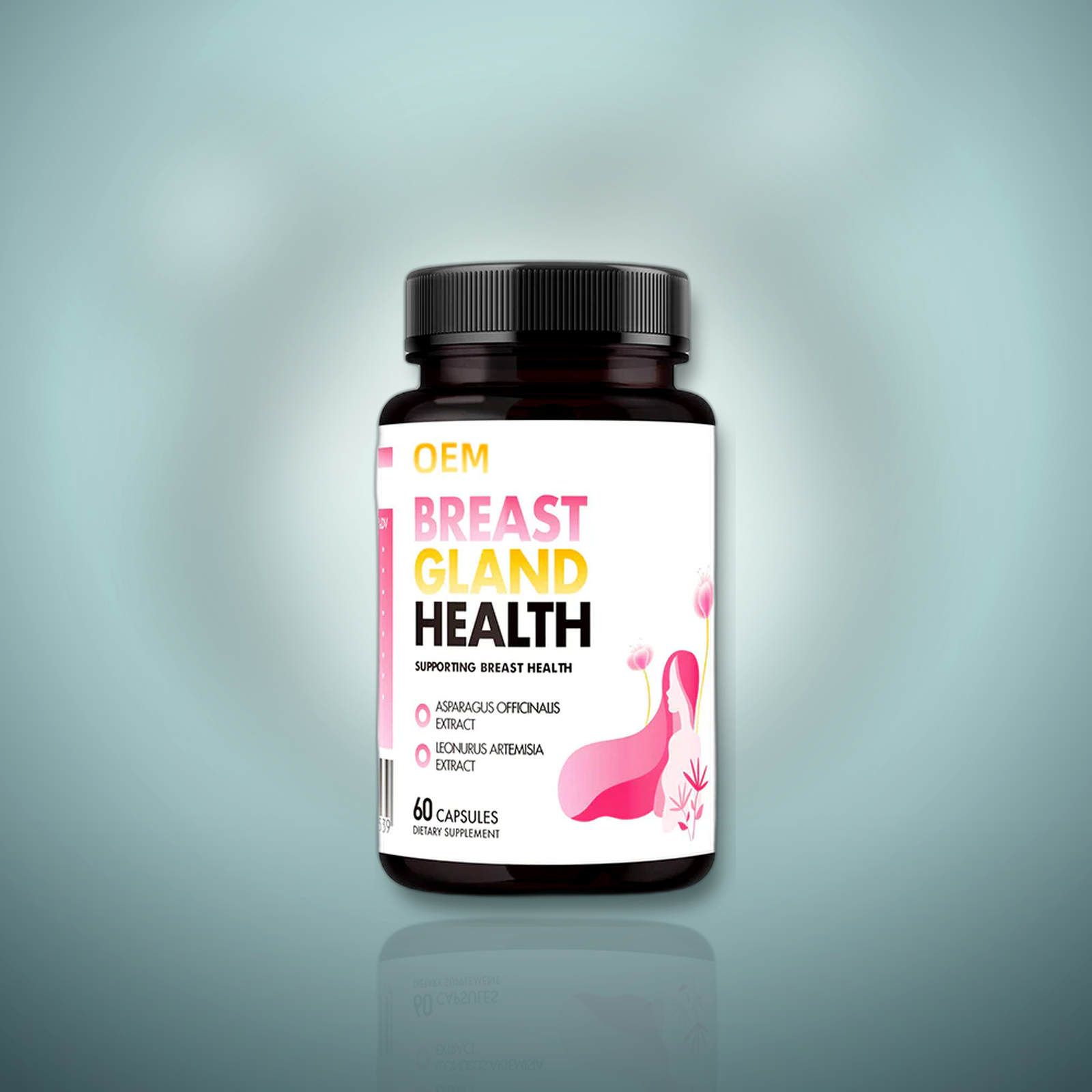 Sealed Bottled Health Care Supplies Capsules
