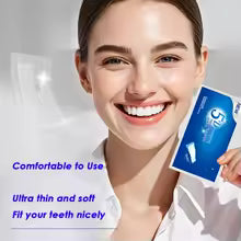 5D Teeth Whitening Strips – Instant Bright & White Smile